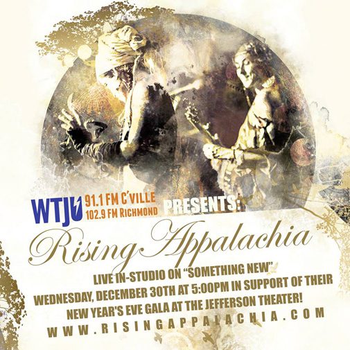 Rising Appalachia on WTJU Poster Web