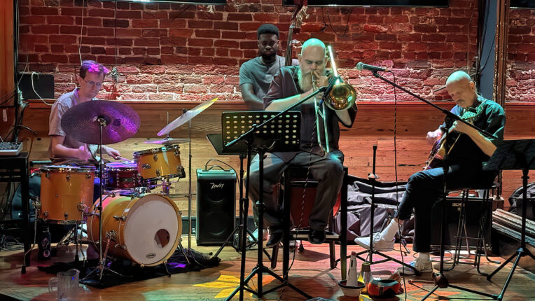 Jazz group on stage