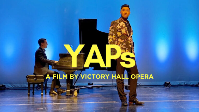 Promo photo for YAPs featuring a singer and piano player