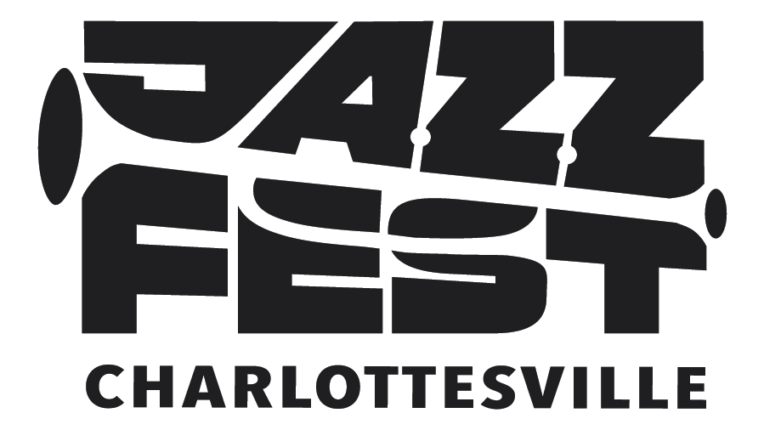 Decorative logo that says Jazz Fest Charlottesville
