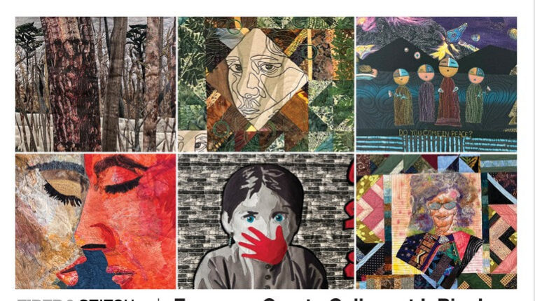 Promotional image with text: The Create Gallery at In Bio presents Faces Around Us.