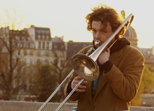 Trombonist Ryan Snow